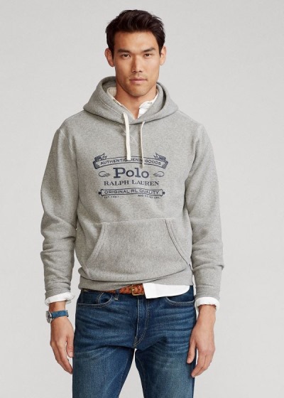 Polo Ralph Lauren Fleece Graphic Hættetrøje Herre Danmark (SQYDP7025)